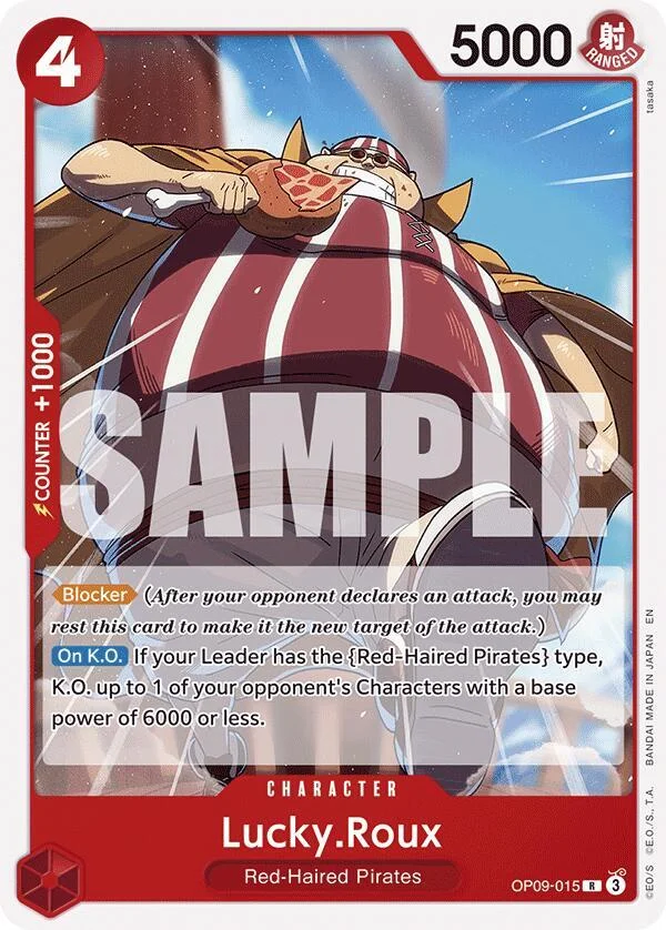 Lucky.Roux, Starter Deck 23 RED Shanks OP09-015