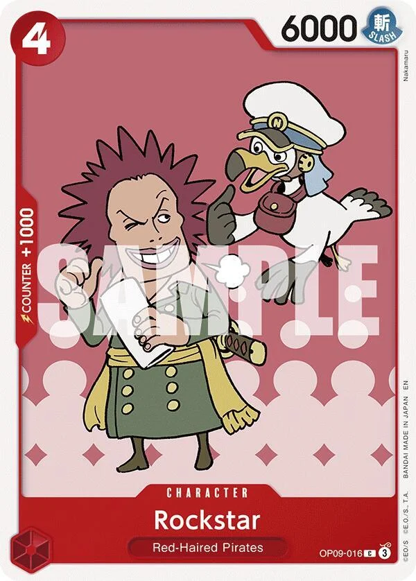 Rockstar, Starter Deck 23 RED Shanks OP09-016