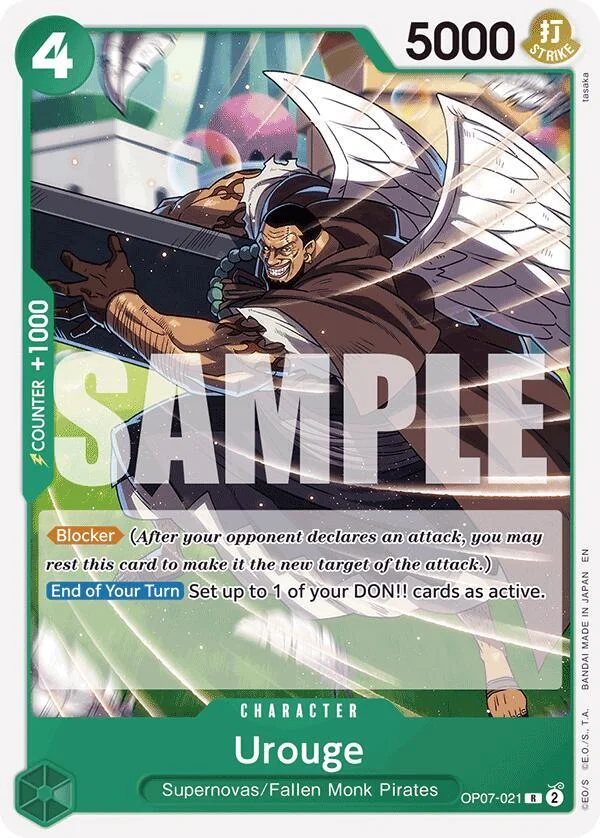 Urouge, Starter Deck 24 GREEN Jewelry Bonney OP07-021
