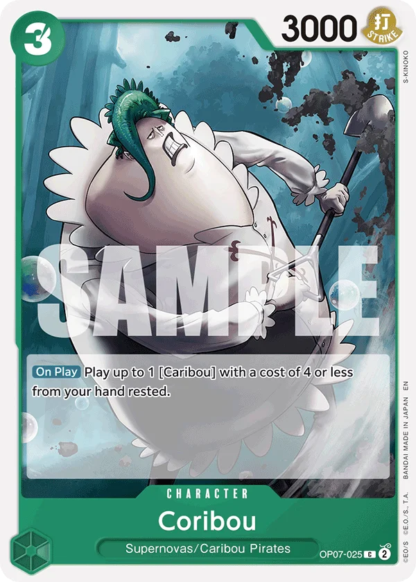 Coribou, Starter Deck 24 GREEN Jewelry Bonney OP07-025