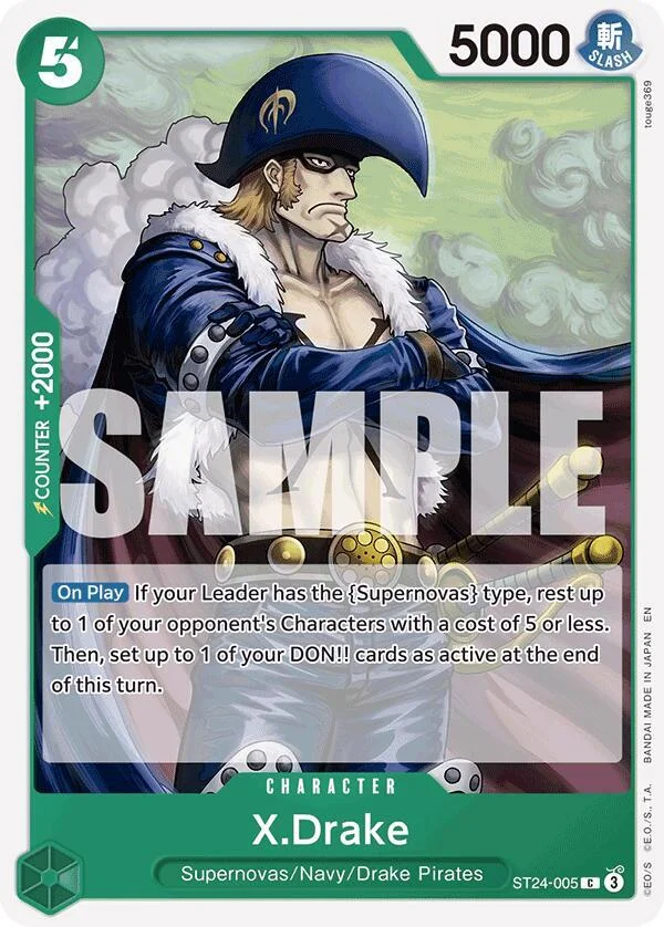 X.Drake, Starter Deck 24 GREEN Jewelry Bonney ST24-005