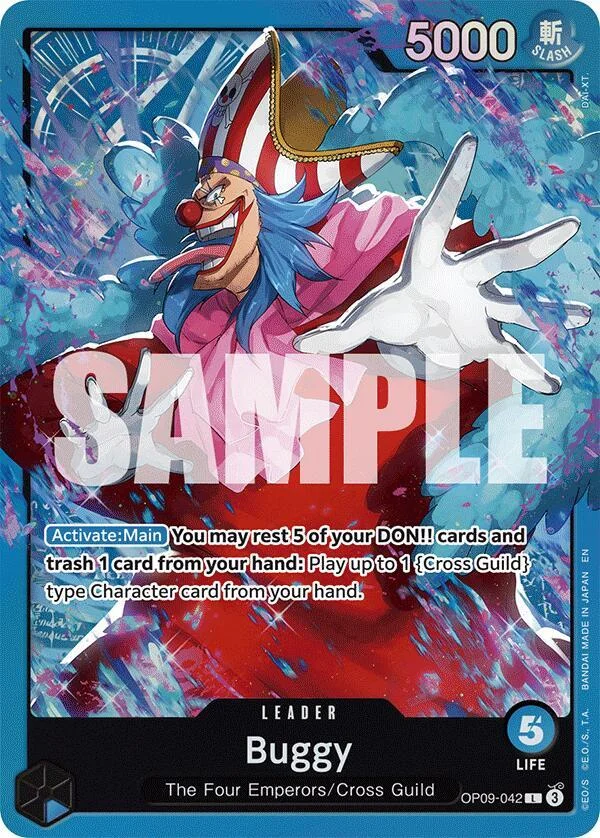 Buggy, Starter Deck 25 BLUE Buggy OP09-042