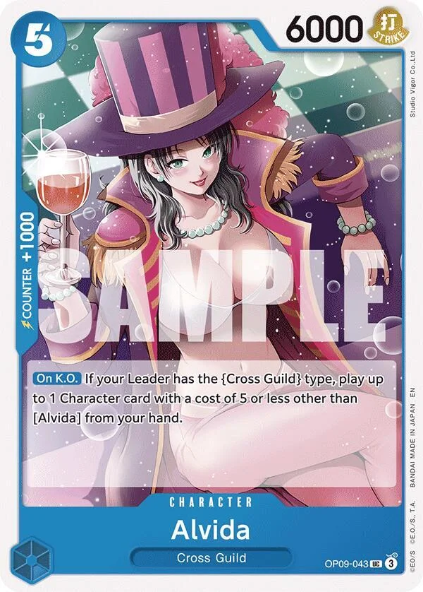 Alvida, Starter Deck 25 BLUE Buggy OP09-043