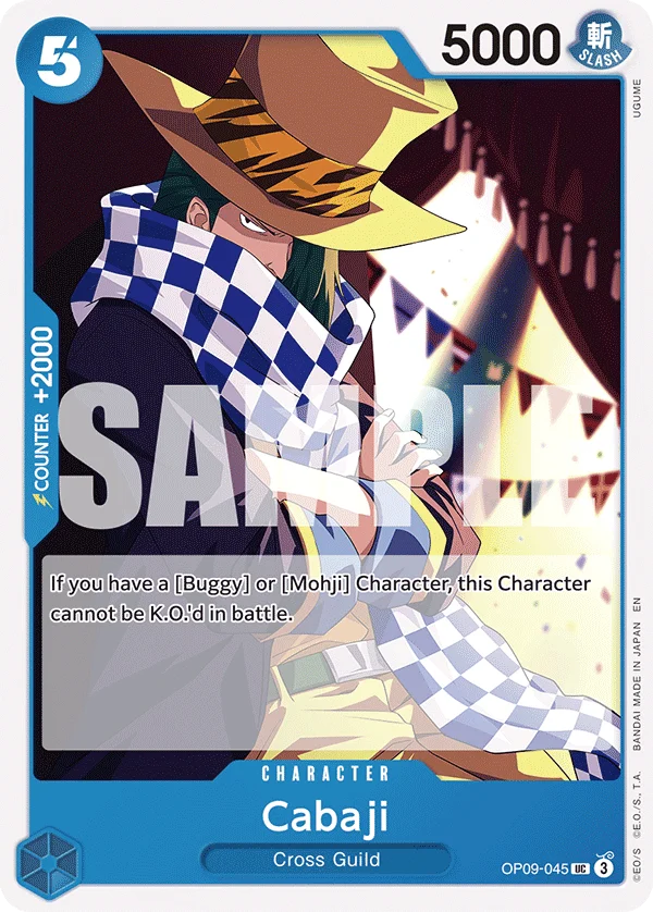 Cabaji, Starter Deck 25 BLUE Buggy OP09-045