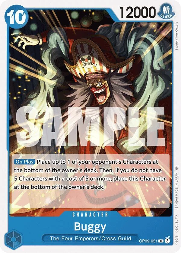 Buggy, Starter Deck 25 BLUE Buggy OP09-051
