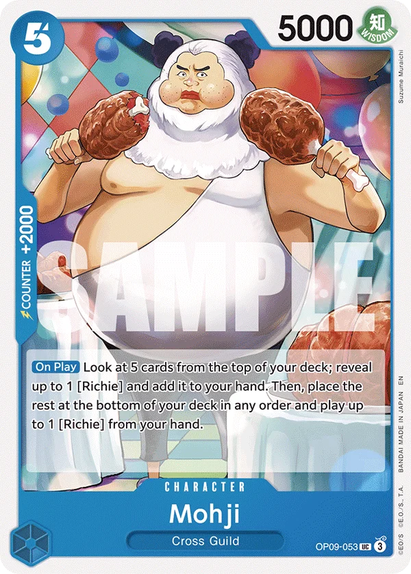 Mohji, Starter Deck 25 BLUE Buggy OP09-053