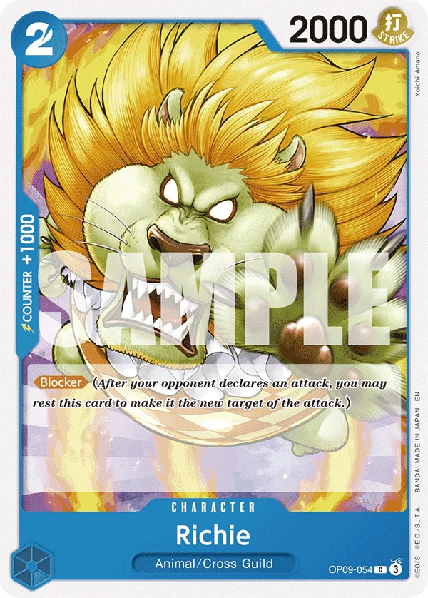 Richie, Starter Deck 25 BLUE Buggy OP09-054
