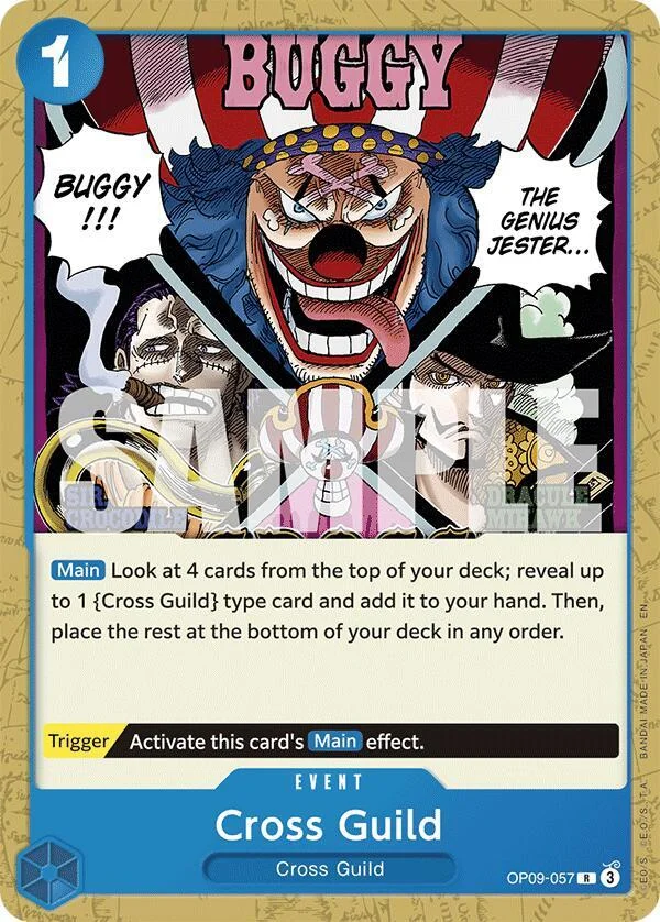 Cross Guild, Starter Deck 25 BLUE Buggy OP09-057