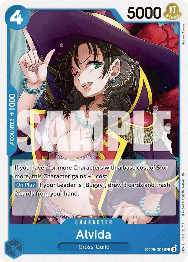 Alvida, Starter Deck 25 BLUE Buggy ST25-001