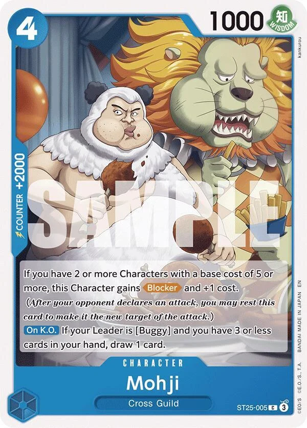 Mohji, Starter Deck 25 BLUE Buggy ST25-005