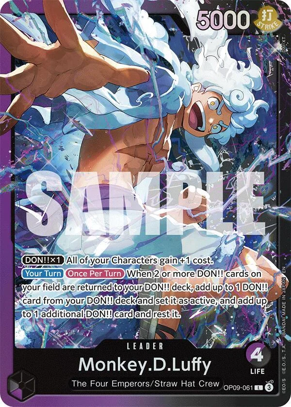 Monkey.D.Luffy, Starter Deck 26 PURPLE/BLACK Monkey.D.Luffy OP09-061