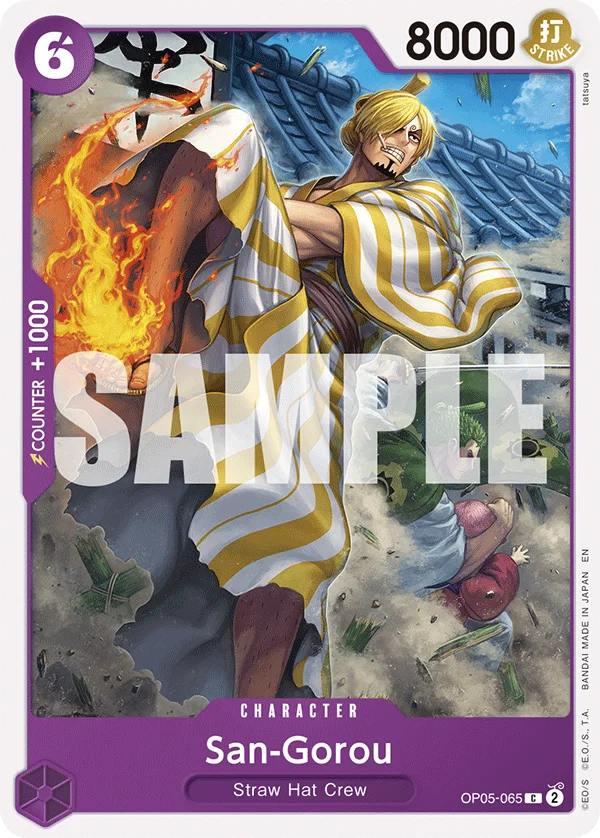 San-Gorou, Starter Deck 26 PURPLE/BLACK Monkey.D.Luffy OP05-065