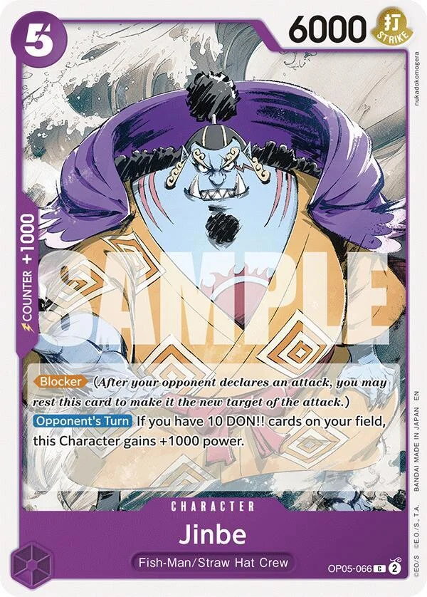 Jinbe, Starter Deck 26 PURPLE/BLACK Monkey.D.Luffy OP05-066