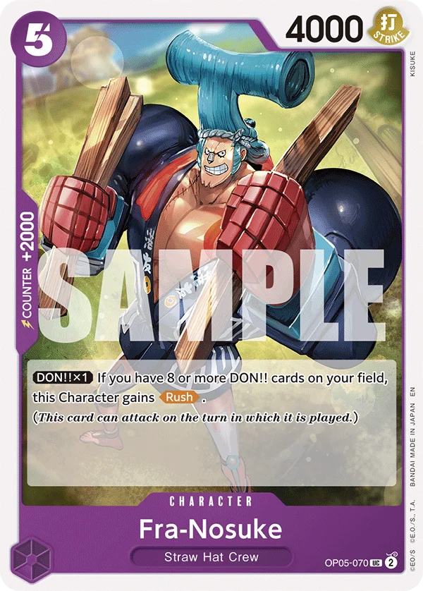 Fra-Nosuke, Starter Deck 26 PURPLE/BLACK Monkey.D.Luffy OP05-070