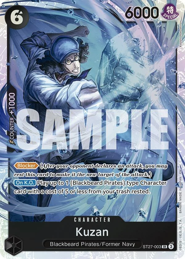 Kuzan, Starter Deck 27 BLACK Marshall.D.Teach ST27-003