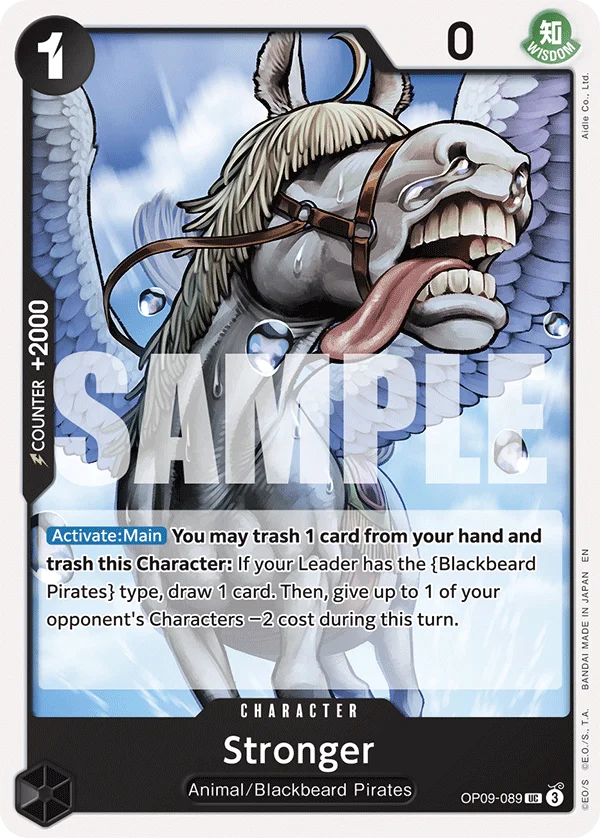 Stronger, Starter Deck 27 BLACK Marshall.D.Teach OP09-089