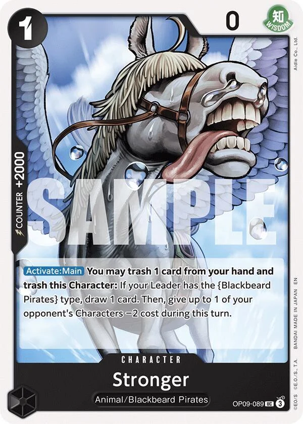 Stronger, Starter Deck 27 BLACK Marshall.D.Teach OP09-089