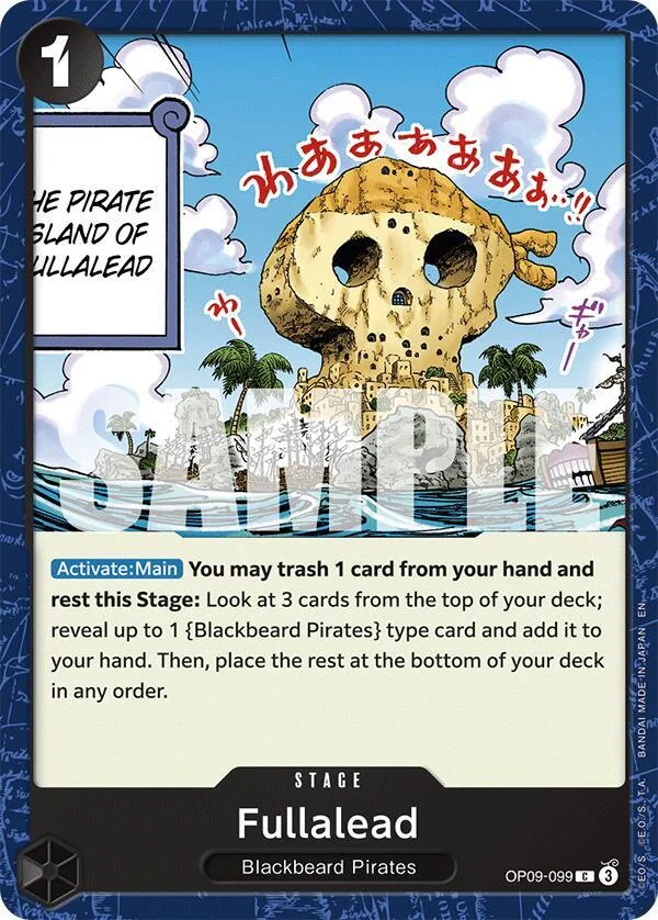 Fullalead, Starter Deck 27 BLACK Marshall.D.Teach OP09-099