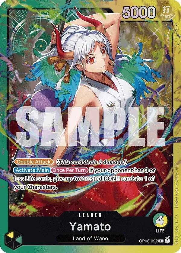 Yamato, Starter Deck 28 GREEN/YELLOW Yamato OP06-022