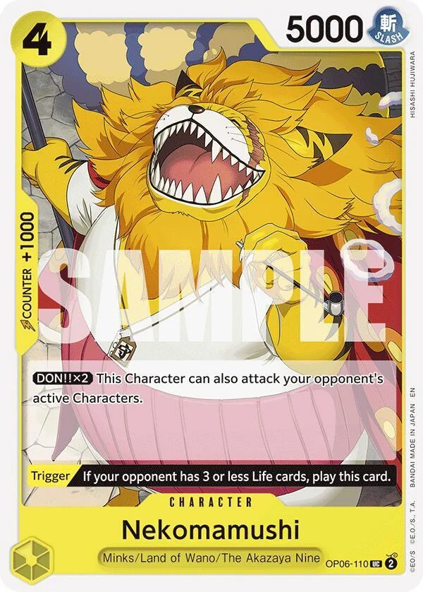 Nekomamushi, Starter Deck 28 GREEN/YELLOW Yamato OP06-110