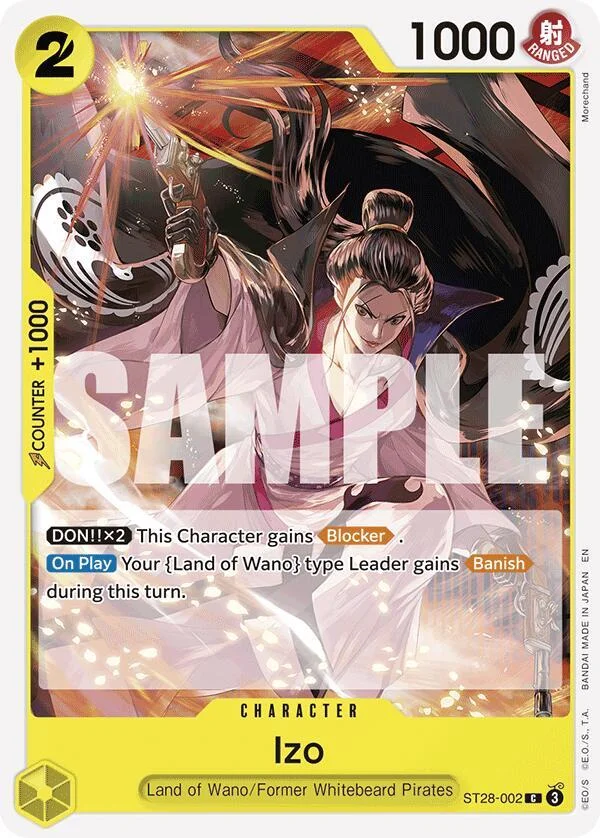 Izo, Starter Deck 28 GREEN/YELLOW Yamato ST28-002
