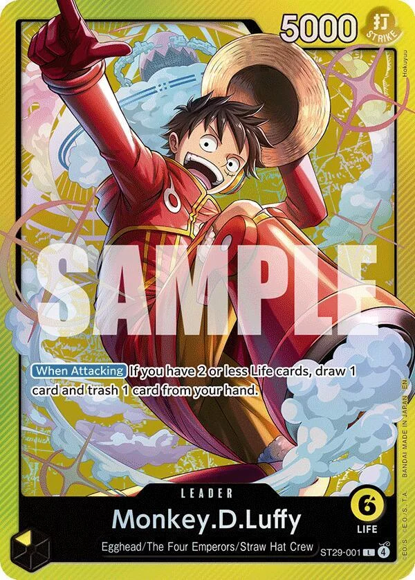 Monkey.D.Luffy, Starter Deck 29 Egghead ST29-001