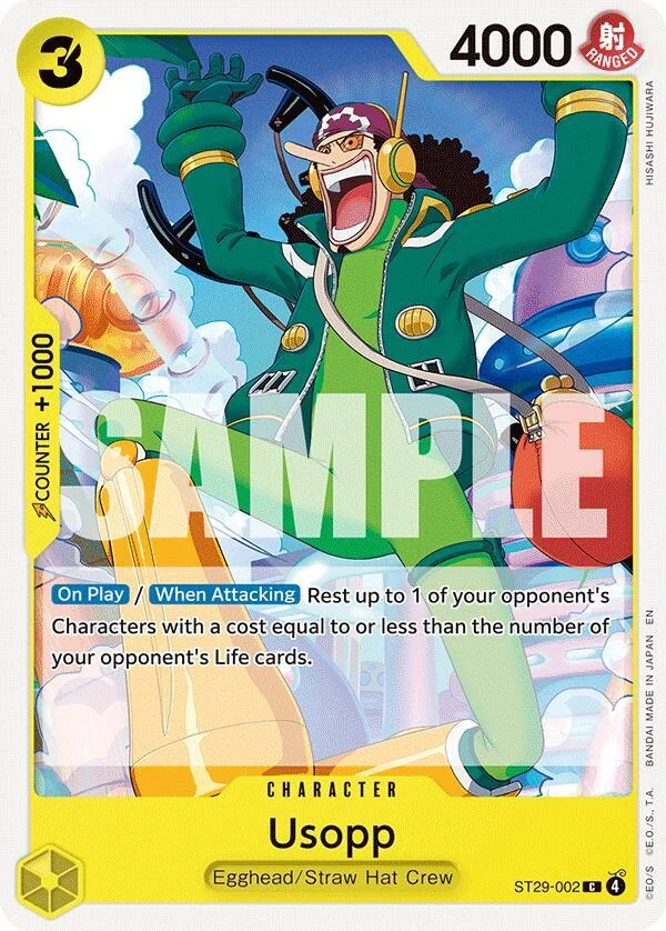 Usopp, Starter Deck 29 Egghead ST29-002