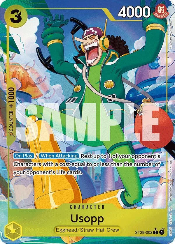 Usopp, Starter Deck 29 Egghead ST29-002