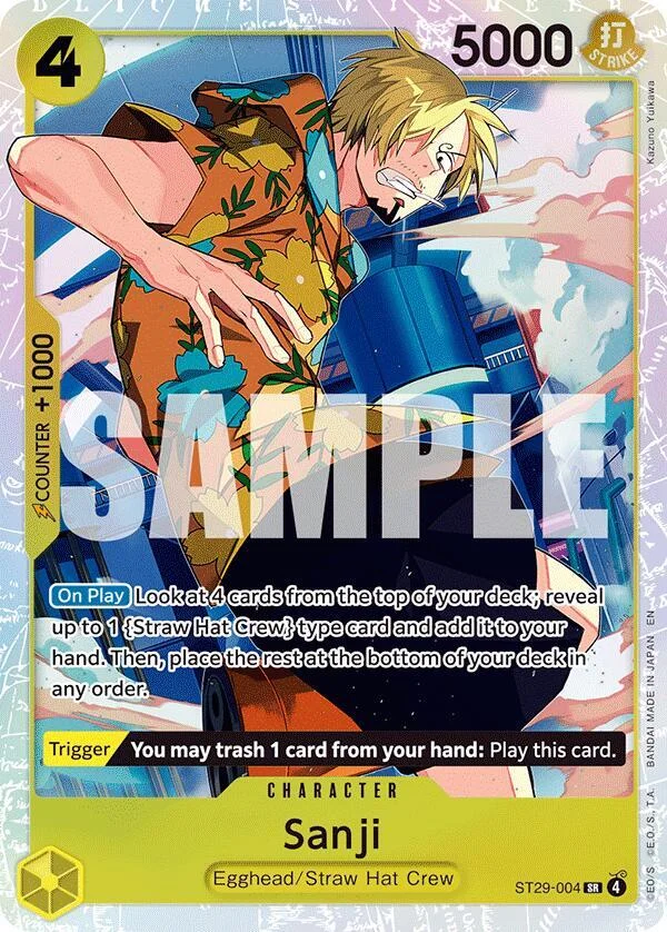 Sanji, Starter Deck 29 Egghead ST29-004