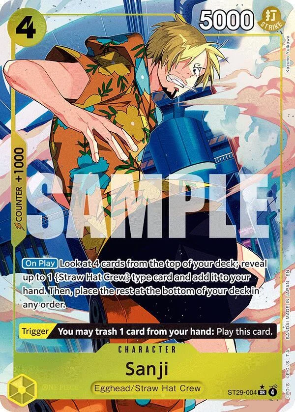 Sanji, Starter Deck 29 Egghead ST29-004