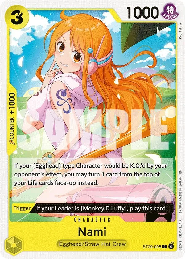Nami, Starter Deck 29 Egghead ST29-008