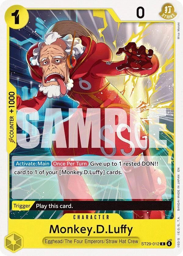 Monkey.D.Luffy, Starter Deck 29 Egghead ST29-012