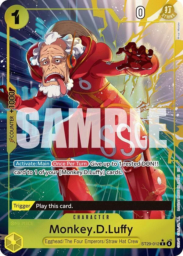 Monkey.D.Luffy, Starter Deck 29 Egghead ST29-012