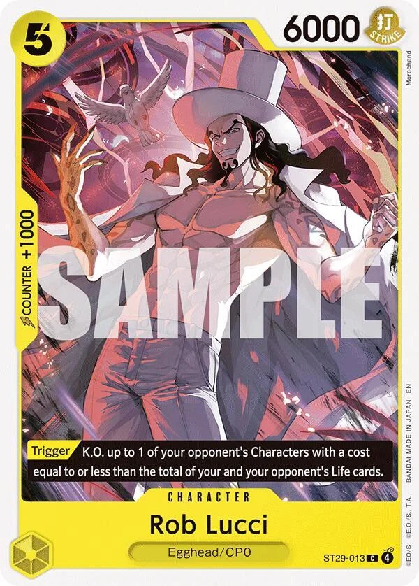 Rob Lucci, Starter Deck 29 Egghead ST29-013