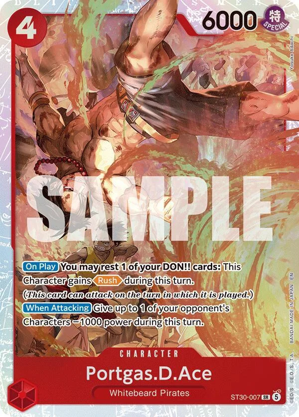Portgas.D.Ace, Starter Deck 30 EX Luffy & Ace ST30-007