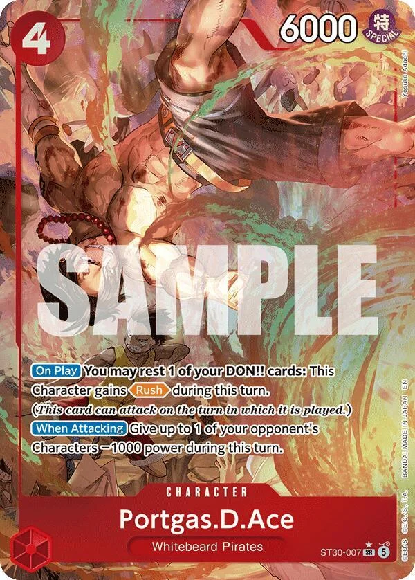 Portgas.D.Ace, Starter Deck 30 EX Luffy & Ace ST30-007