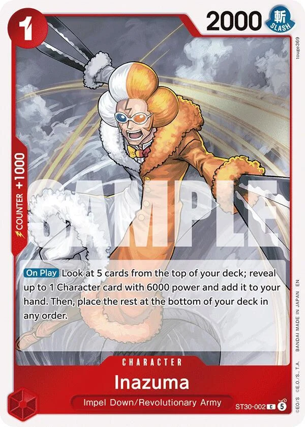 Inazuma, Starter Deck 30 EX Luffy & Ace ST30-002