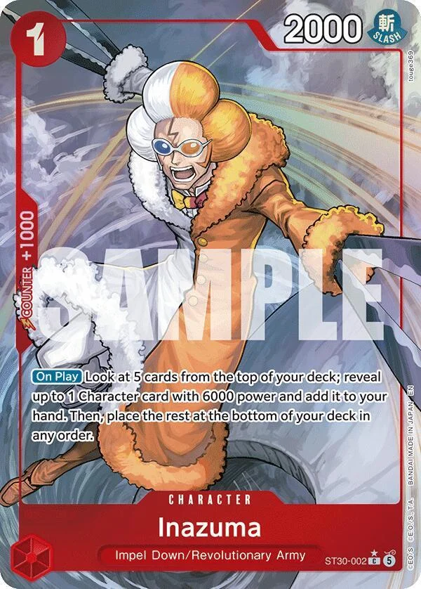 Inazuma, Starter Deck 30 EX Luffy & Ace ST30-002