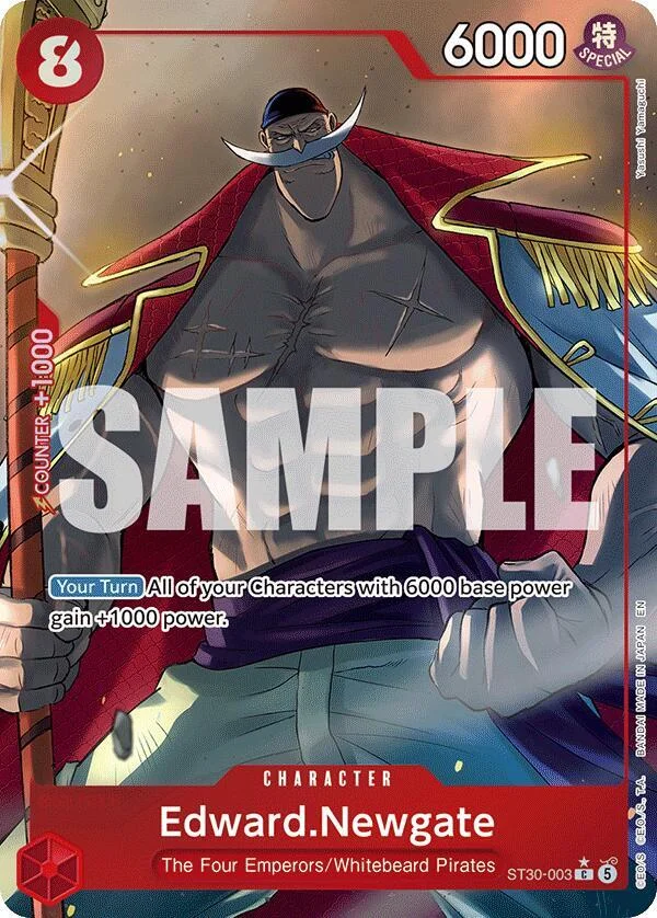 Edward.Newgate, Starter Deck 30 EX Luffy & Ace ST30-003