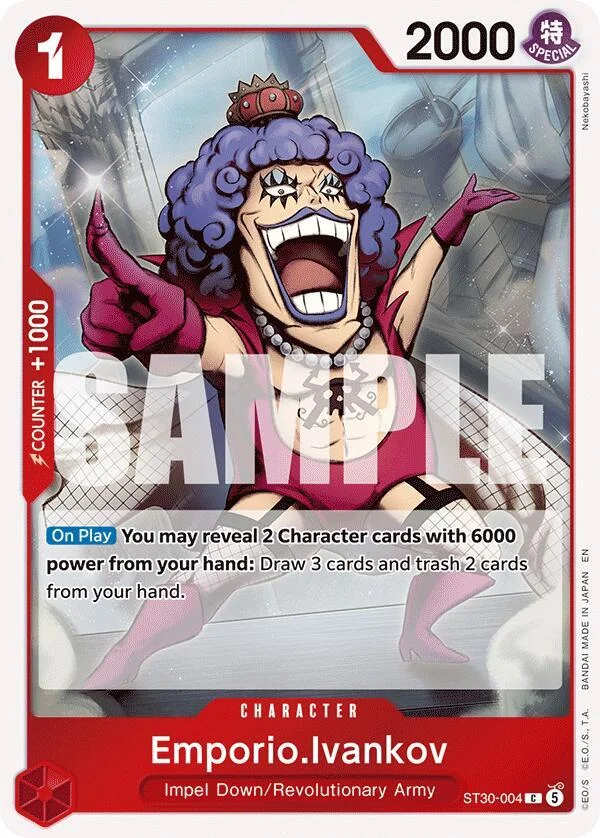 Emporio.Ivankov, Starter Deck 30 EX Luffy & Ace ST30-004