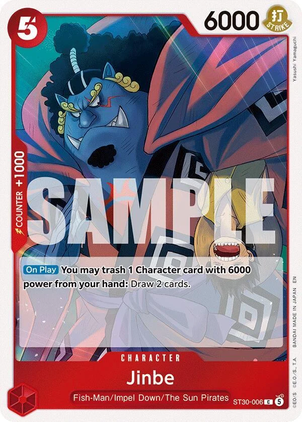 Jinbe, Starter Deck 30 EX Luffy & Ace ST30-006