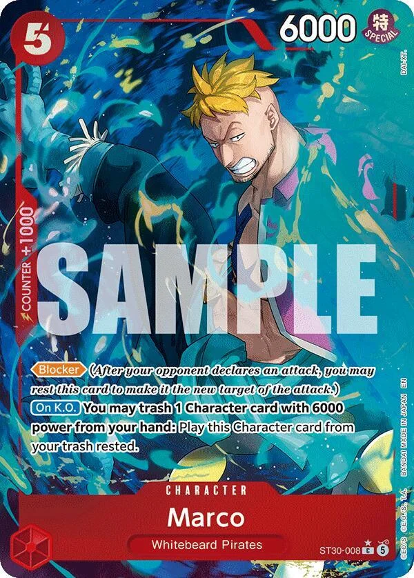Marco, Starter Deck 30 EX Luffy & Ace ST30-008