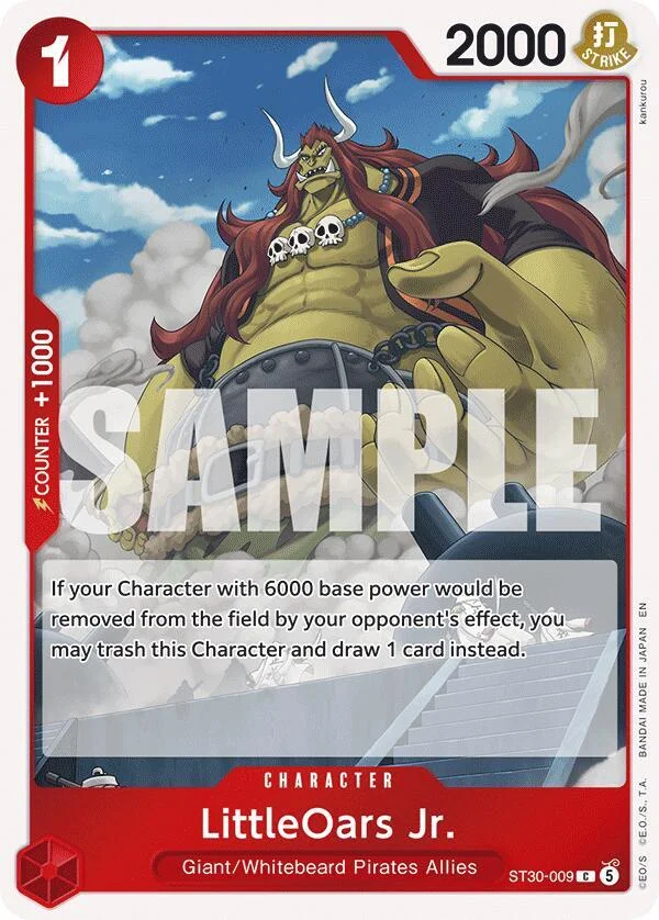 LittleOars Jr., Starter Deck 30 EX Luffy & Ace ST30-009