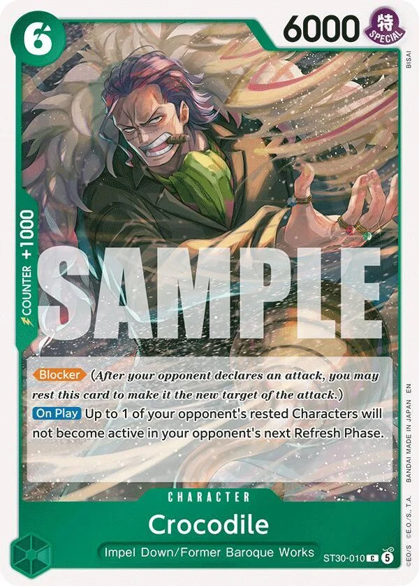 Crocodile, Starter Deck 30 EX Luffy & Ace ST30-010