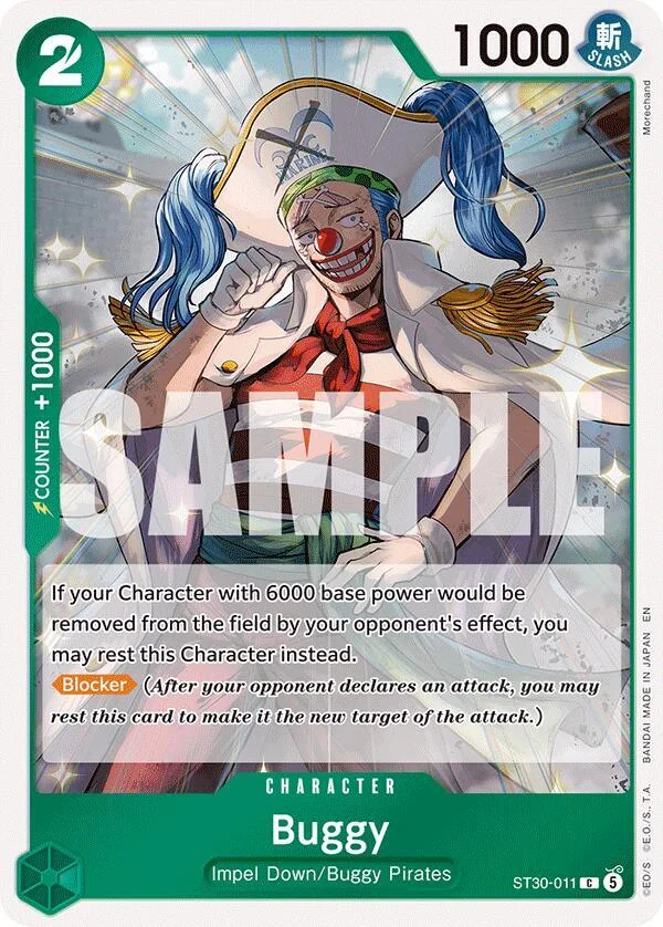 Buggy, Starter Deck 30 EX Luffy & Ace ST30-011