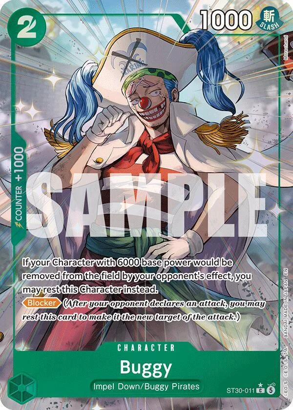 Buggy, Starter Deck 30 EX Luffy & Ace ST30-011