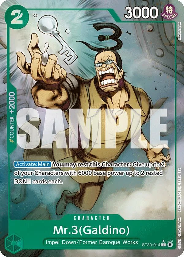 Mr.3(Galdino), Starter Deck 30 EX Luffy & Ace ST30-014