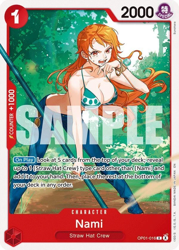 Nami, Starter Deck 31 RED Monkey.D.Luffy OP01-016