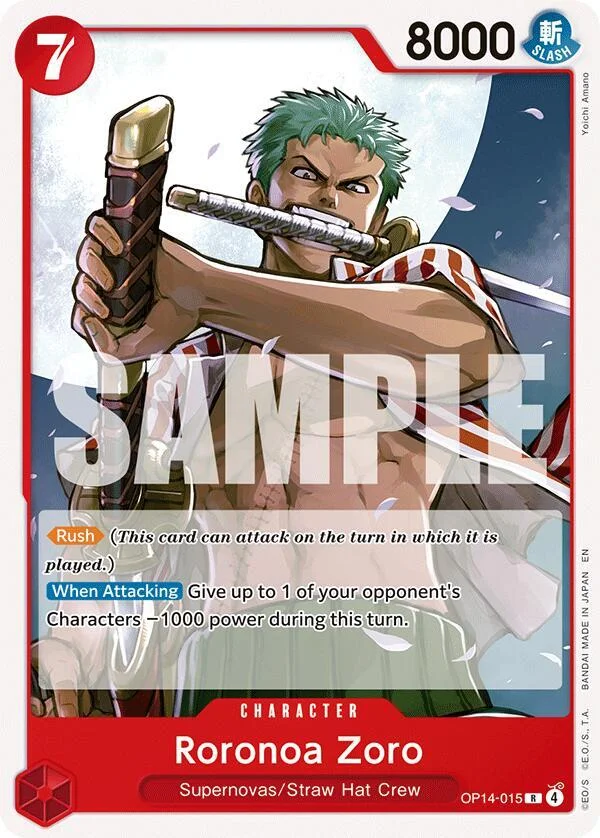 Roronoa Zoro, Starter Deck 31 RED Monkey.D.Luffy OP14-015