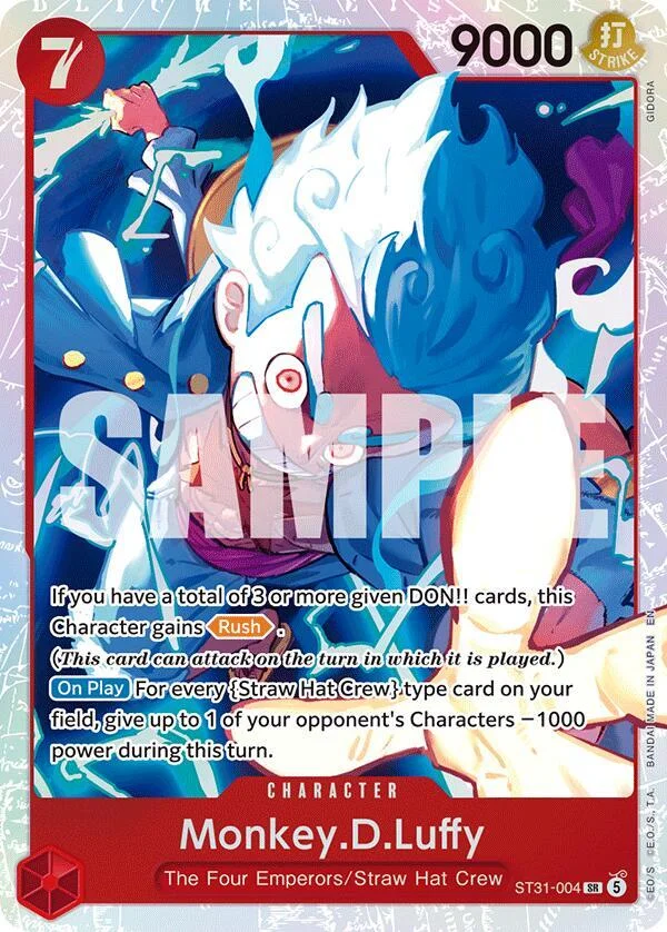 Monkey.D.Luffy, Starter Deck 31 RED Monkey.D.Luffy ST31-004